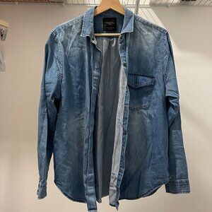 ZARA Trafaluc Denim Shirt - Size M